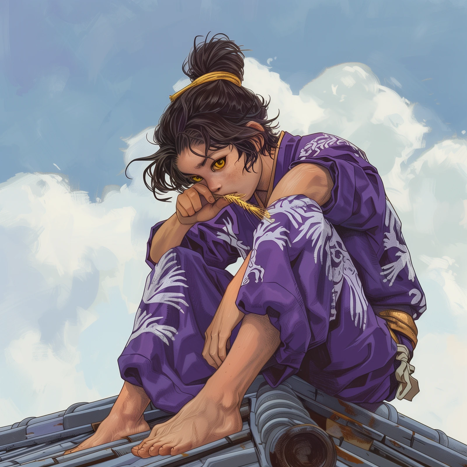 Ryoichi as a child