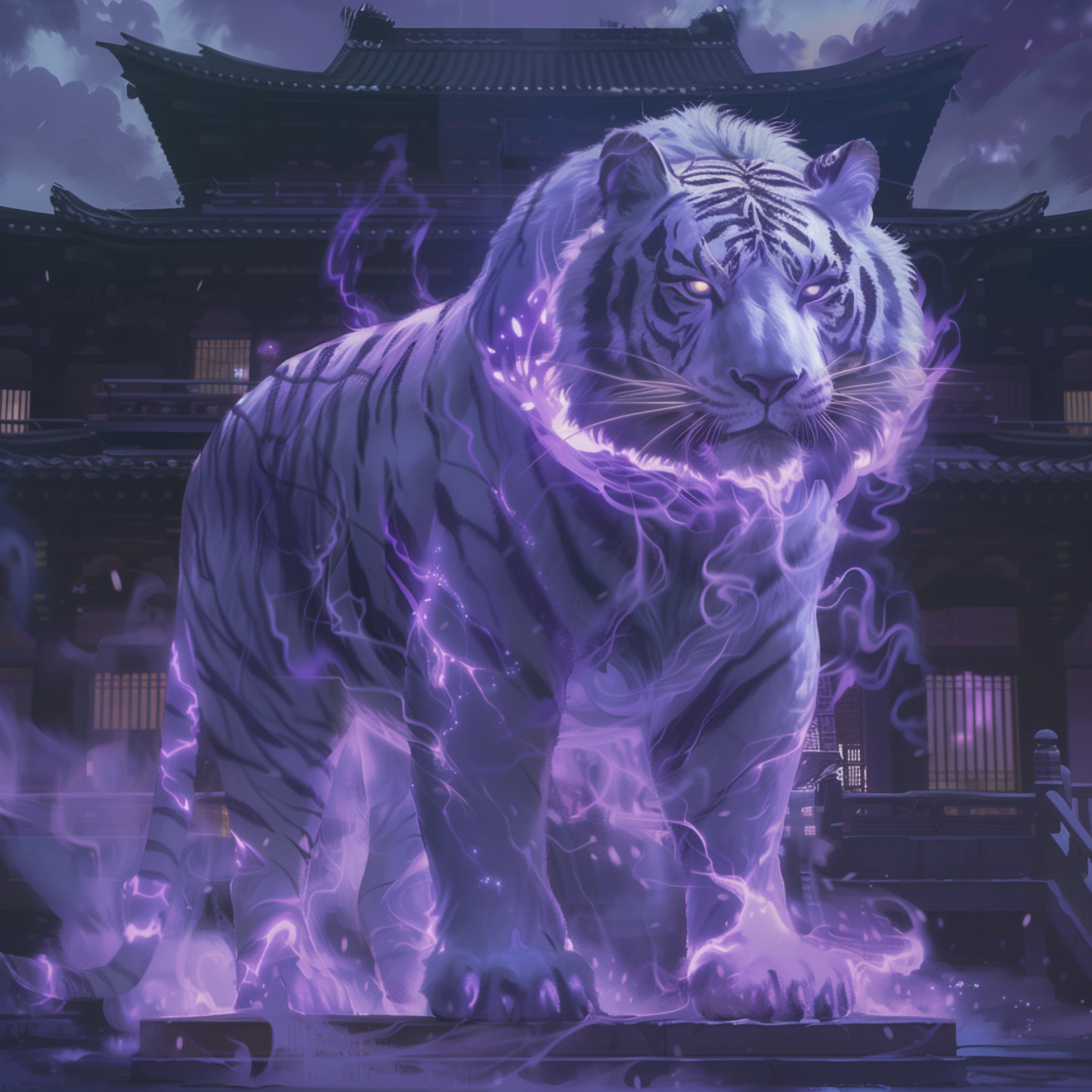 Byakko in his physical form