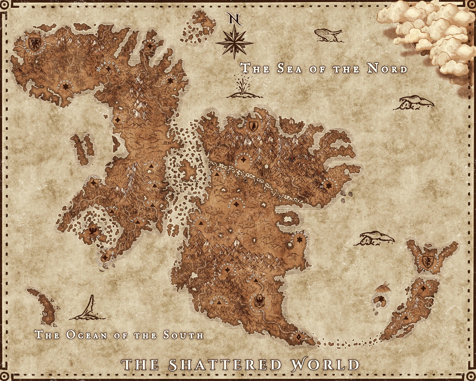 Worldmap of Aetherial