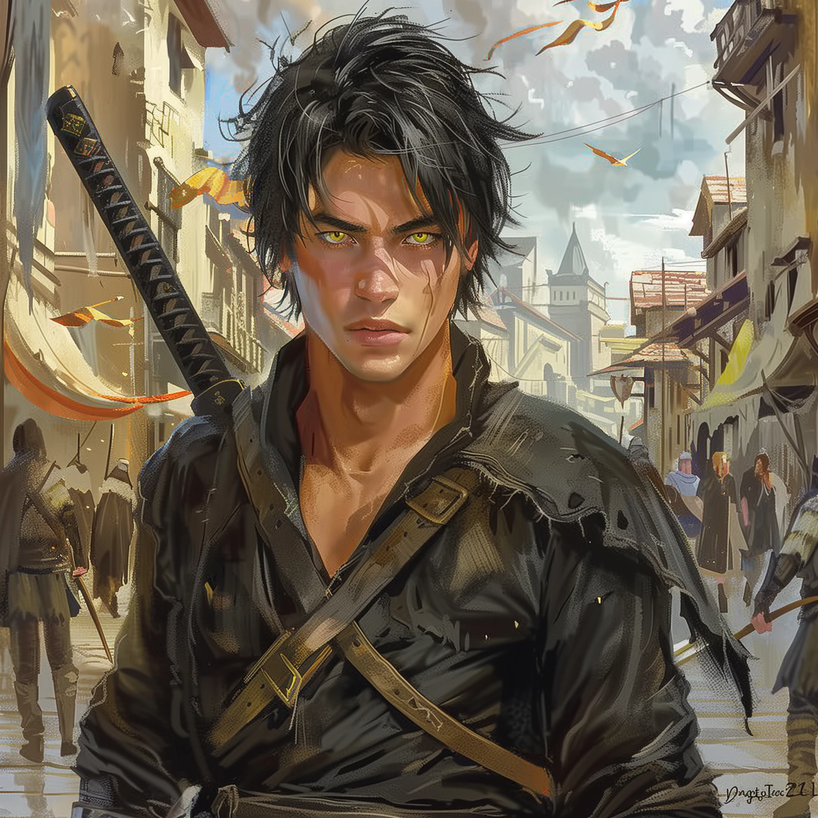 A 21 year old Ryoichi, during his time in Havenridge